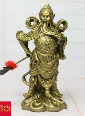 新款关羽关玄关家居装业饰工公艺品摆件关爷武二开乔迁礼品礼物