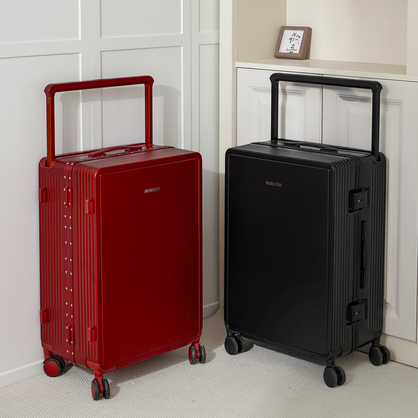 红色新中式旅行箱女方新娘结婚嫁妆箱拉杆箱陪嫁用密码旅游皮箱子,淘宝优惠券,粉丝福利购,淘宝优惠卷