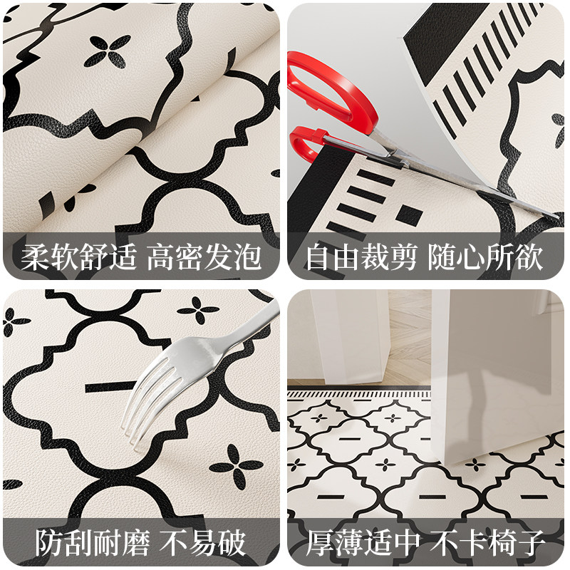 厨房专用全铺地垫防油防水防滑垫子家用脚垫可裁剪大面积满铺地毯,淘宝优惠券,粉丝福利购,淘宝优惠卷