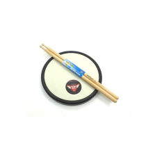 -mute drum matt drum cushion diameter 24 5CM matt drum cushion practice drum mat (send the drumstick one to pay)