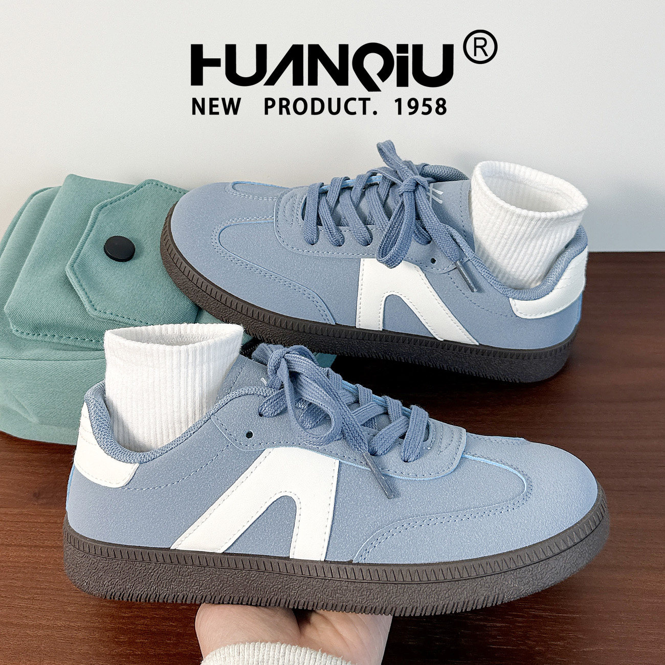 环球小众复古德训鞋女2026新款春季超火百搭学生鞋子轻便休闲板鞋,淘宝优惠券,粉丝福利购,淘宝优惠卷