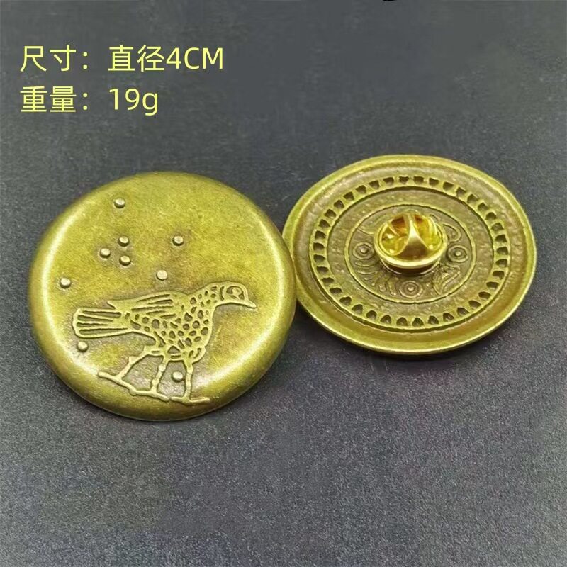 黑神话悟空实体收藏版戒指指环项链徽章纪念游戏首饰三件套