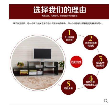 电视柜dsg可伸缩液晶电视柜现代简约时尚视听柜组合边桌 - 图2