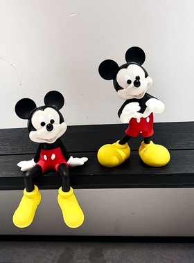 潮玩米奇坐姿摆件客厅电视酒柜家居装饰品桌面玄关车载上新居礼物