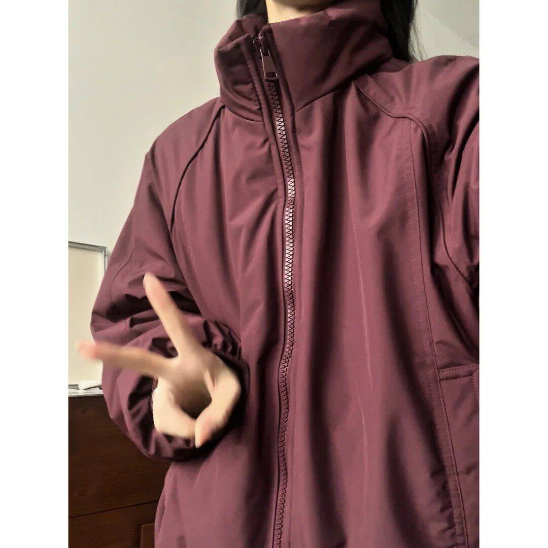 白灰色三防立领夹克棉服男冬季加厚高级感夹棉棒球服美式短款外套,淘宝优惠券,粉丝福利购,淘宝优惠卷