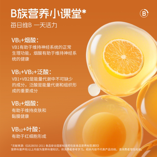 诺特兰德多种维生素b族复合维生素vb维bb6b12咀嚼片b1牛磺酸正品 - 图1