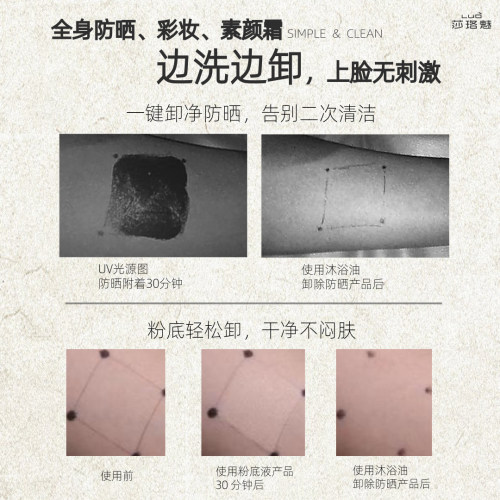 【官方正品】莎珞魅沐浴油清洁保湿卸防晒干皮香氛洗卸合一敏感肌 - 图3
