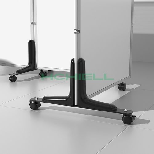 移动屏风支架挡板隔断隔板高屏风折叠玻璃办公室屏风脚支撑脚底座 - 图2