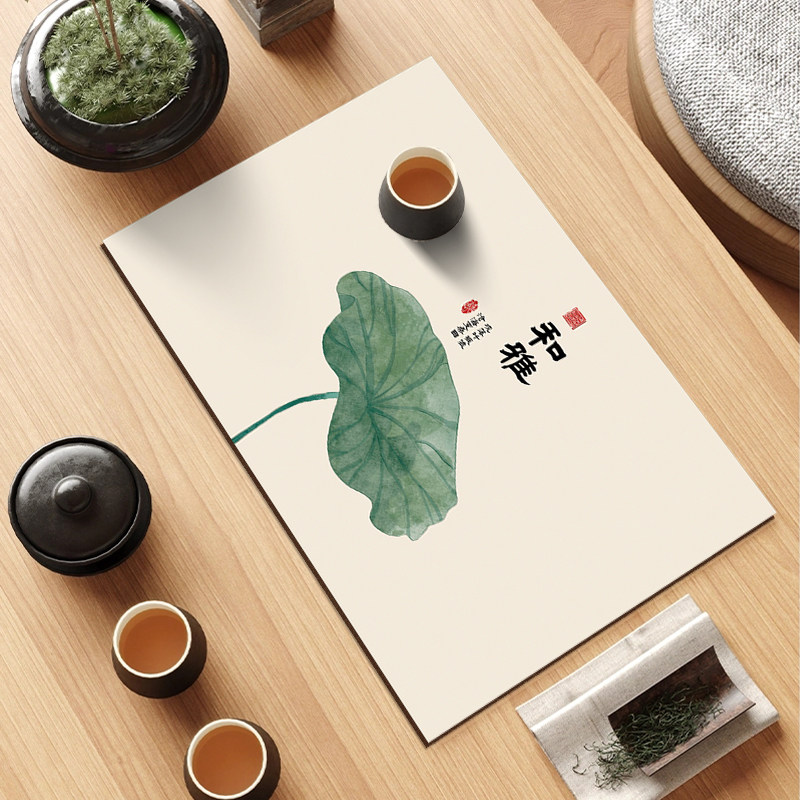 中式茶垫吸水速干硅藻泥沥水国风餐垫隔热桌垫厨房台面茶杯茶桌垫,淘宝优惠券,粉丝福利购,淘宝优惠卷