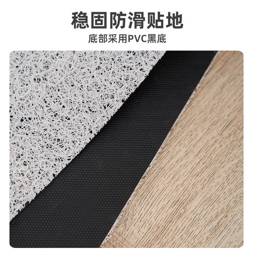 卡通入户门丝圈地垫门口耐磨脚垫进门家用蹭土地毯玄关门垫可裁剪 - 图1
