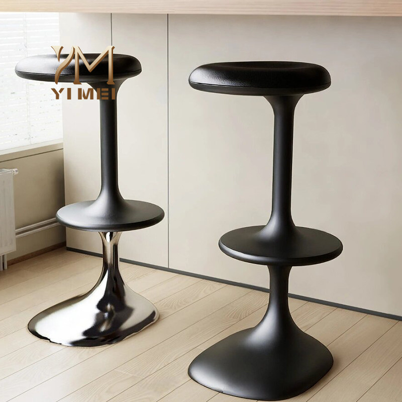 亿美玻璃钢创意户外休闲椅子前台酒吧鱼骨高脚凳露台三节踩脚高凳,淘宝优惠券,粉丝福利购,淘宝优惠卷