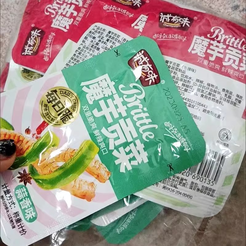 诚有味魔芋贡菜脆爽宿舍经典魔芋爽零食酸辣香辣下饭菜办公解馋 - 图3