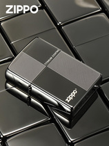 zippo Official website Lighter Classic Business Black Ice Precipitation Gifts Customized Kerosene Windproof Men Gifts