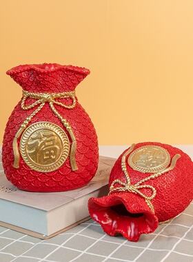 创意麦穗福袋摆件家居饰品客厅玄关酒柜装饰品乔迁礼物礼品批发