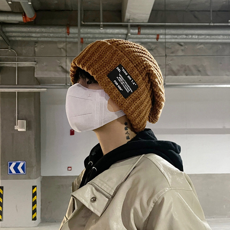 帽子男冬季青少年加绒加厚保暖冷帽针织大头围秋冬骑行防风毛线帽,淘宝优惠券,粉丝福利购,淘宝优惠卷
