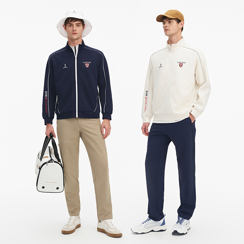 【丁禹兮同款】比音勒芬高尔夫哈佛联名秋男女同款夹克外套,淘宝优惠券,粉丝福利购,淘宝优惠卷