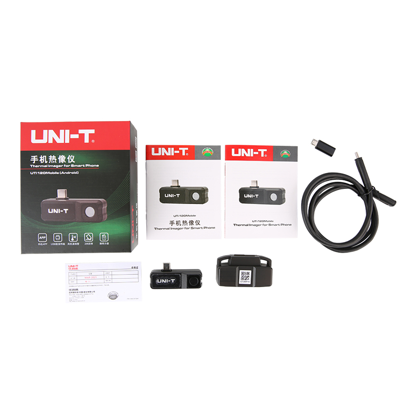 优利德 UTi120MS/mobile UTi256M 红外线热像仪 高精度测温夜视仪 - 图2