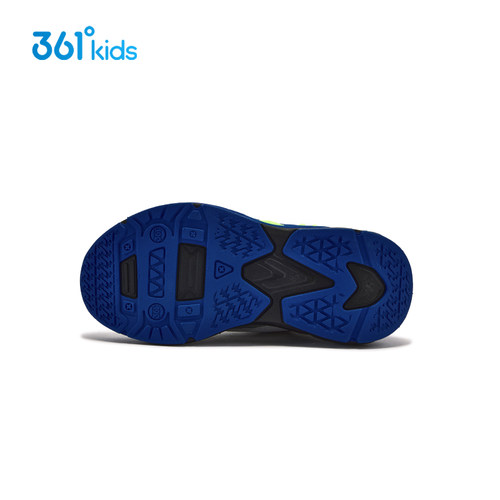 【商场同款】361童鞋男童鞋2025年秋新款儿童旋钮扣网面运动跑鞋 - 图1