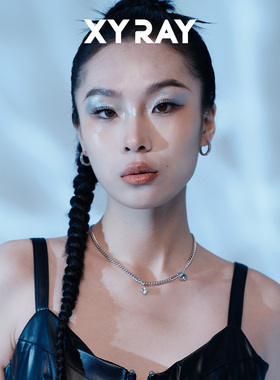 XYRAY 未来节点项链女2025新款简约小众原创项链高级感轻奢小众