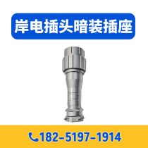 Marine Shore Electric Plug Concealed Jack Wire Column 63A 125A 250A 250A CCS Ship Class Social Product Certificate