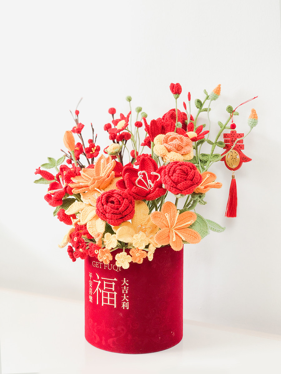 【定制手工花束】生日毕业礼物/客厅装饰摆件/手捧花/创意软装/女