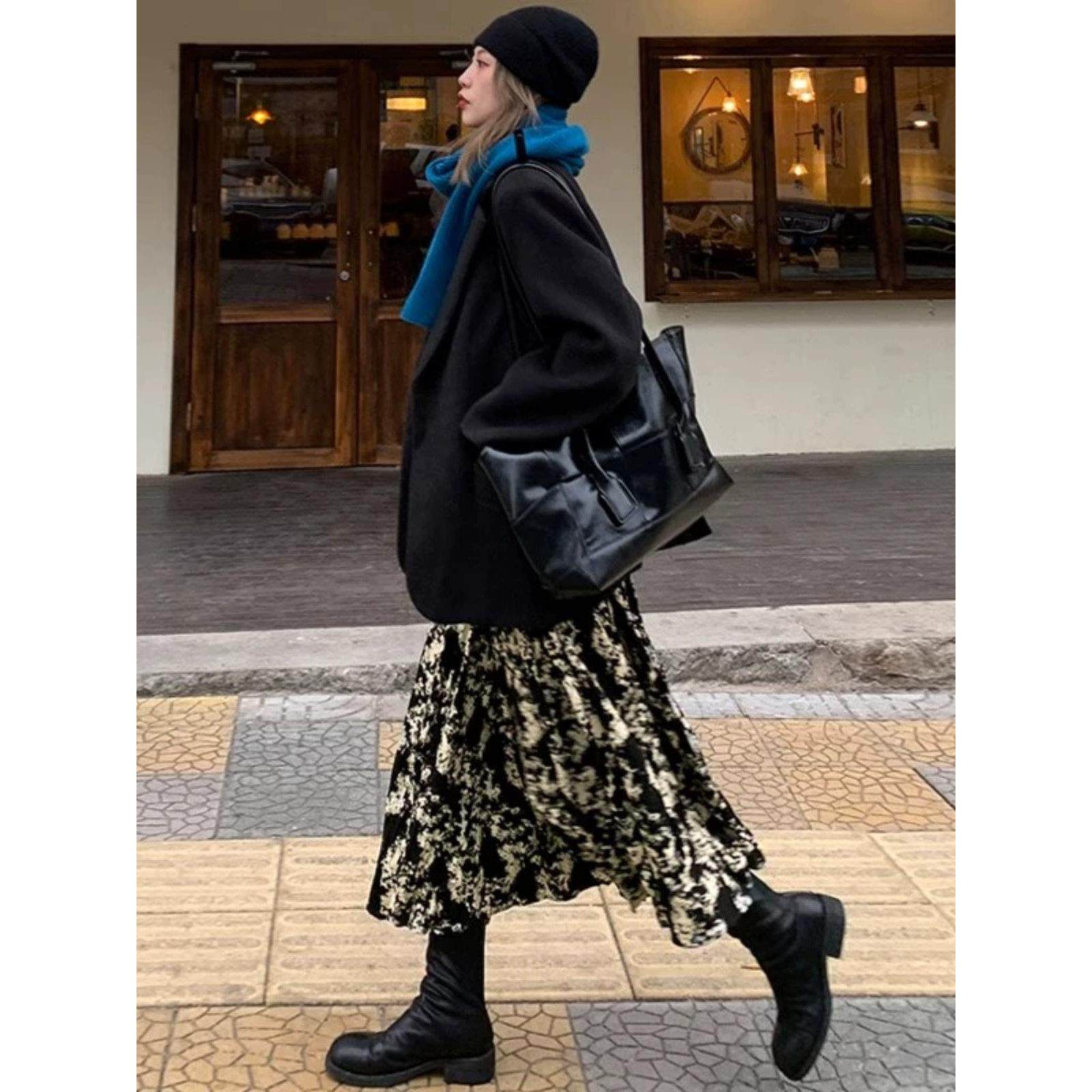 法国Rixo Rane美到醉心⭐法式覆古碎花半身裙女高腰显瘦气质a字裙,淘宝优惠券,粉丝福利购,淘宝优惠卷