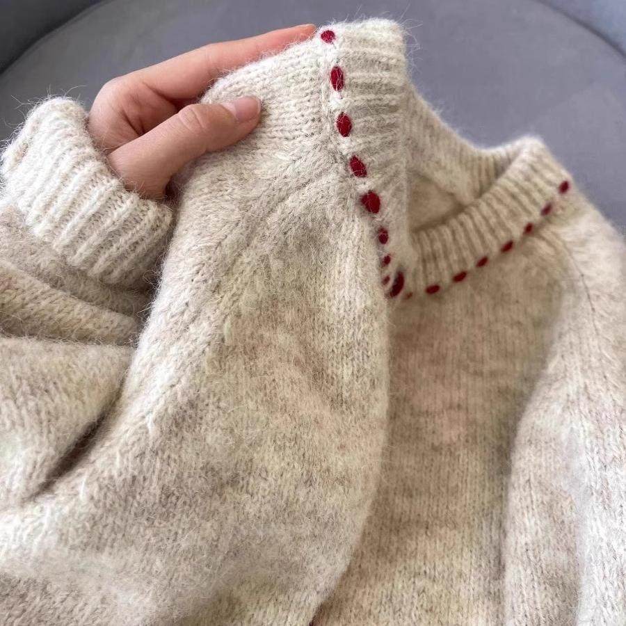 法国Rixo Rane 小众高颜?法式复古软糯慵懒设计感休闲针织毛衣女,淘宝优惠券,粉丝福利购,淘宝优惠卷