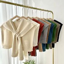 Women Knitted Shawl Female Autumn Winter Air-condived