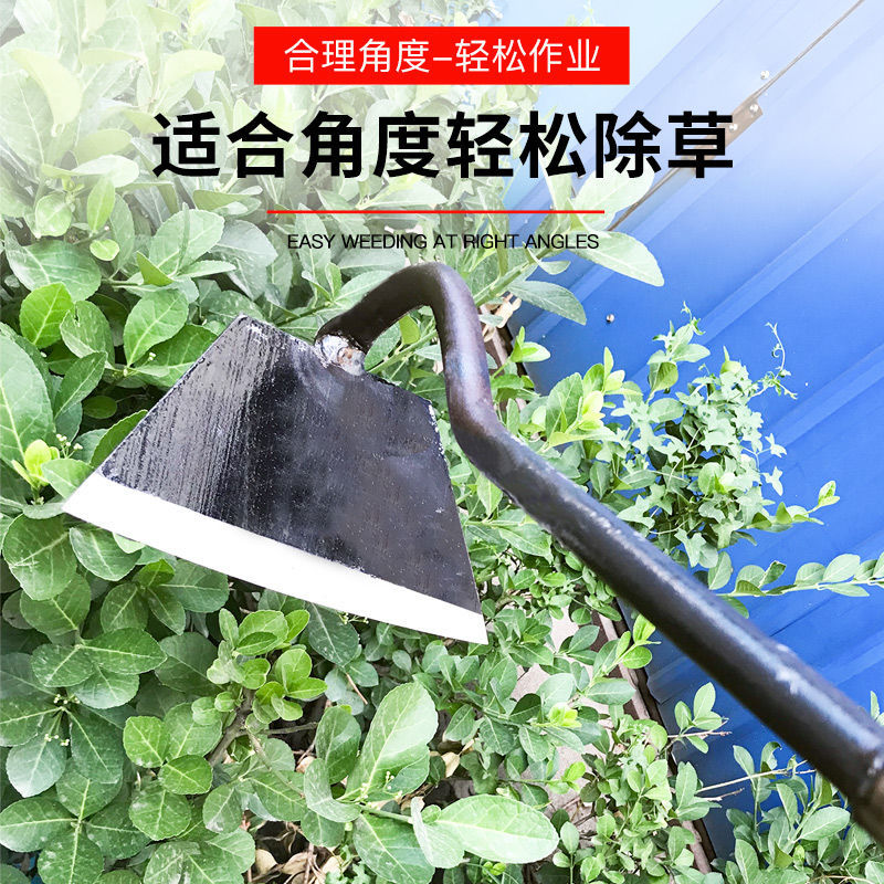 锄头多功能除草种菜农具开荒松土锄草神器长柄小锄头农用工具大全 - 图0