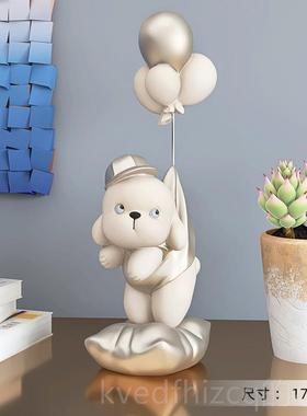 新款元品气柜狗客家厅小摆件居饰品玄关电视柜酒桌面工艺乔迁新居