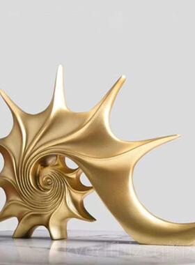 新款北欧轻奢创螺意海件办公室酒客厅柜桌面现代家居装饰软装工艺