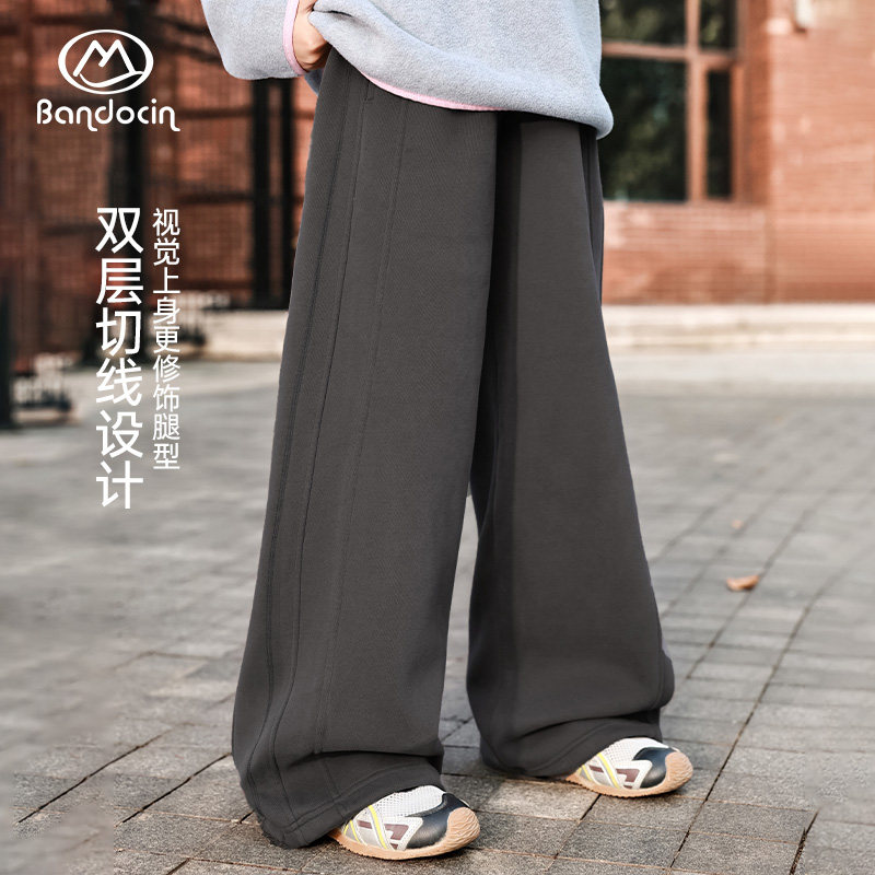 半度闲女童加绒加厚运动裤洋气秋冬装2025新款儿童冬季保暖休闲裤,淘宝优惠券,粉丝福利购,淘宝优惠卷