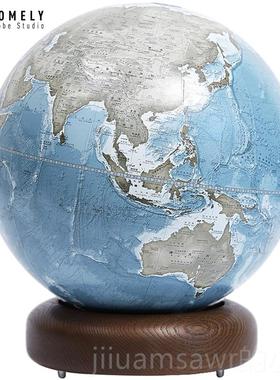 新款25C厅M宏微地件球书房客家居手摆中英文开业乔迁节日生工日礼