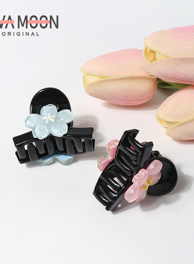 粉色樱花VIVAMOON树脂抓夹温柔