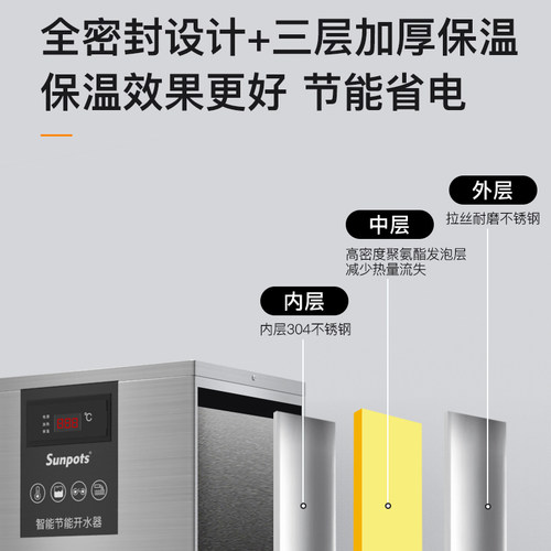 电热开水器商用全自动开水机饭店过滤烧水器工厂车间大容量开水桶 - 图3