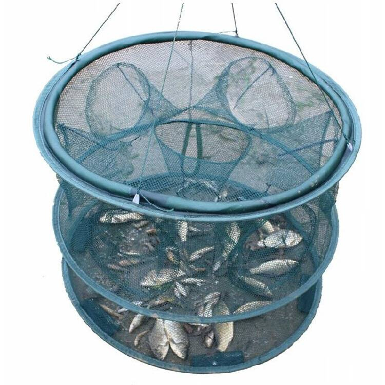 鱼笼只进不出地箜网鱼鱼笼虾网加密方格网地网笼捕虾螃蟹圈网大。 - 图1