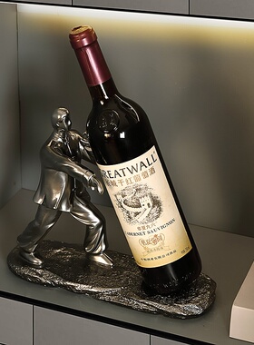 红酒架摆件高档酒柜创意客厅玄关电视柜家居软装饰品乔迁新居