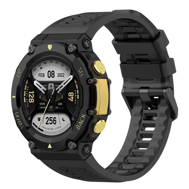 适用跃我华米Amazfit T-Rex2表带华米trex3代硅胶表带amazfit trex3官方同款硅胶表带华米霸王龙Rex2替换腕带 - 图3