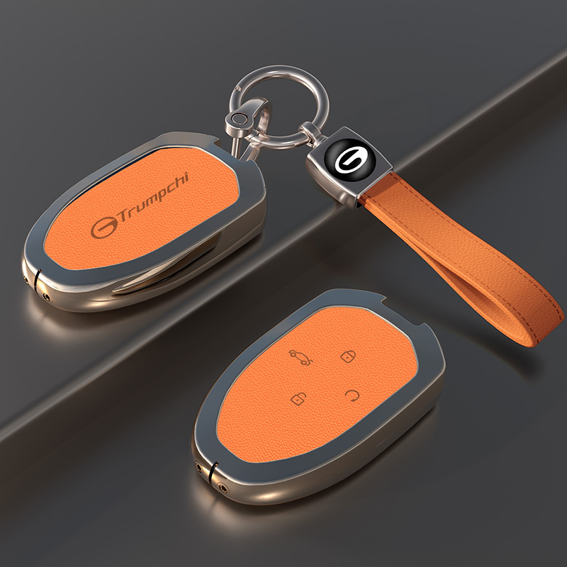 广汽传祺m8车钥匙套m6pro传奇gs4plus扣gs8埃安y/s/v魅580金属壳 - 图0