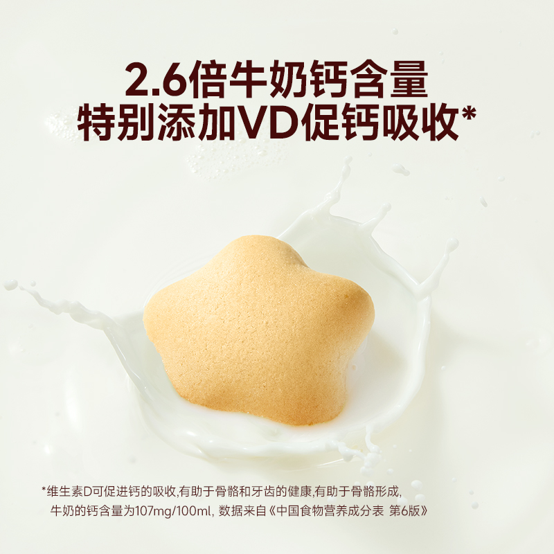 窝小芽高钙奶香小软饼造型萌趣软式饼干松软易咀嚼小馒头休闲零食
