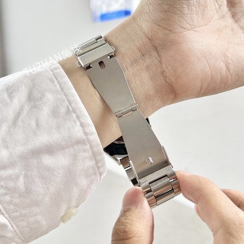 适用oppo智能X手表watch4pro表带oppowatch3pro金属se运动原装oppowatchX2 mini三株不锈钢带oppowatch4pro - 图1