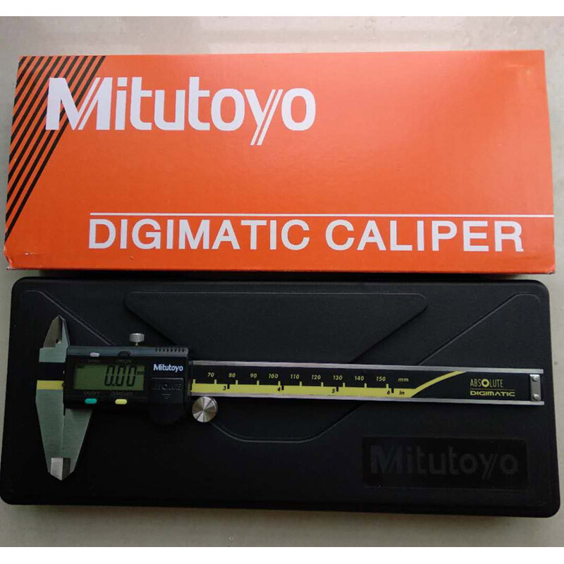 Mitutoyo三丰数显卡尺0-150 200 300mm高精度 不锈钢电子游标卡尺 - 图0