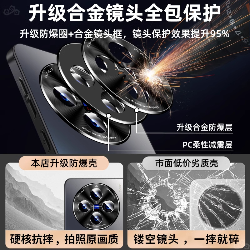 【沄衫甄选】适用于vivox200pro手机壳新款X200ultra金属镜头全包防摔promini悦保护套X100磨砂X90高级男精孔 - 图2