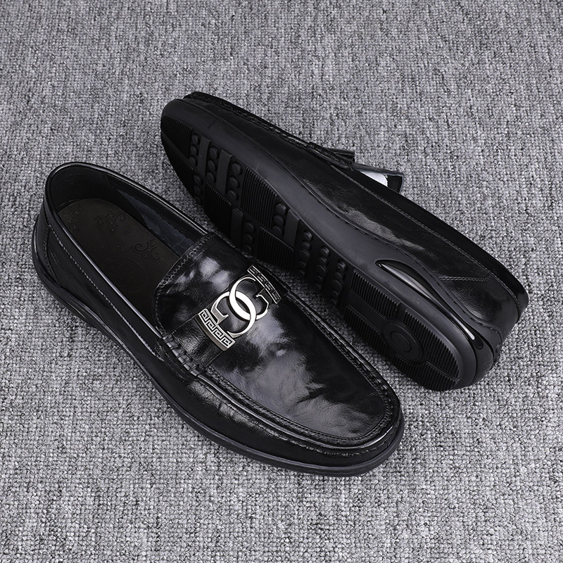 广州男鞋2024新款休闲皮鞋驾车鞋男一脚蹬豆豆鞋轻便时尚男士皮鞋,淘宝优惠券,粉丝福利购,淘宝优惠卷