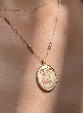 十二星座项链Fable锁骨链美拉德