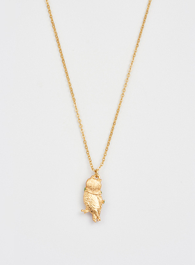 【当季新品】Fable猫头鹰珐琅彩项链轻奢小众设计高级感锁骨链