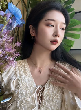 【蒋依依同款】Fable星月灵蛇珐琅彩项链高级感锁骨链蛇年礼物