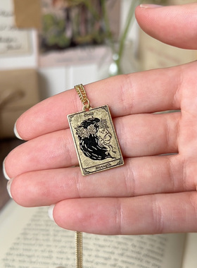 力量项链Fable毛衣链吊坠