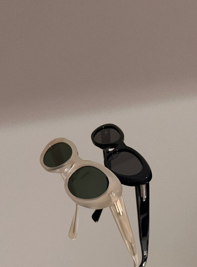 【MM海外购】 纯Y~渠道货！jennie同款复古猫眼墨镜太阳镜眼镜