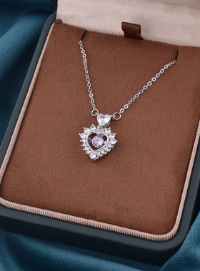 S925纯银项链女款轻奢小众